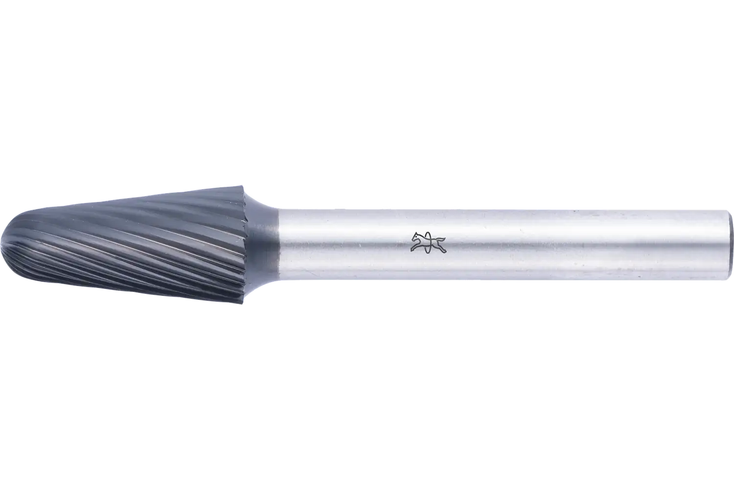 Yüksek performanslı karbür çapak alma frezesi konik tip KEL çap 10x20 mm sap çapı 6 mm Z3 HICOAT kaplamalı, üniversal orta 1