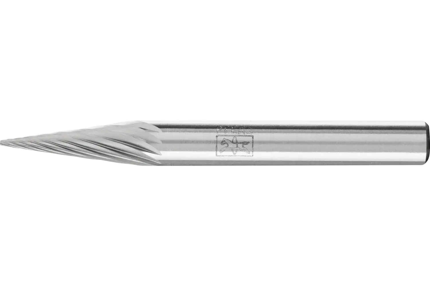 Tungsten karbür freze konik uçlu SKM çap 06x18 mm sap çapı 6 mm Z3 Üniversal orta 1