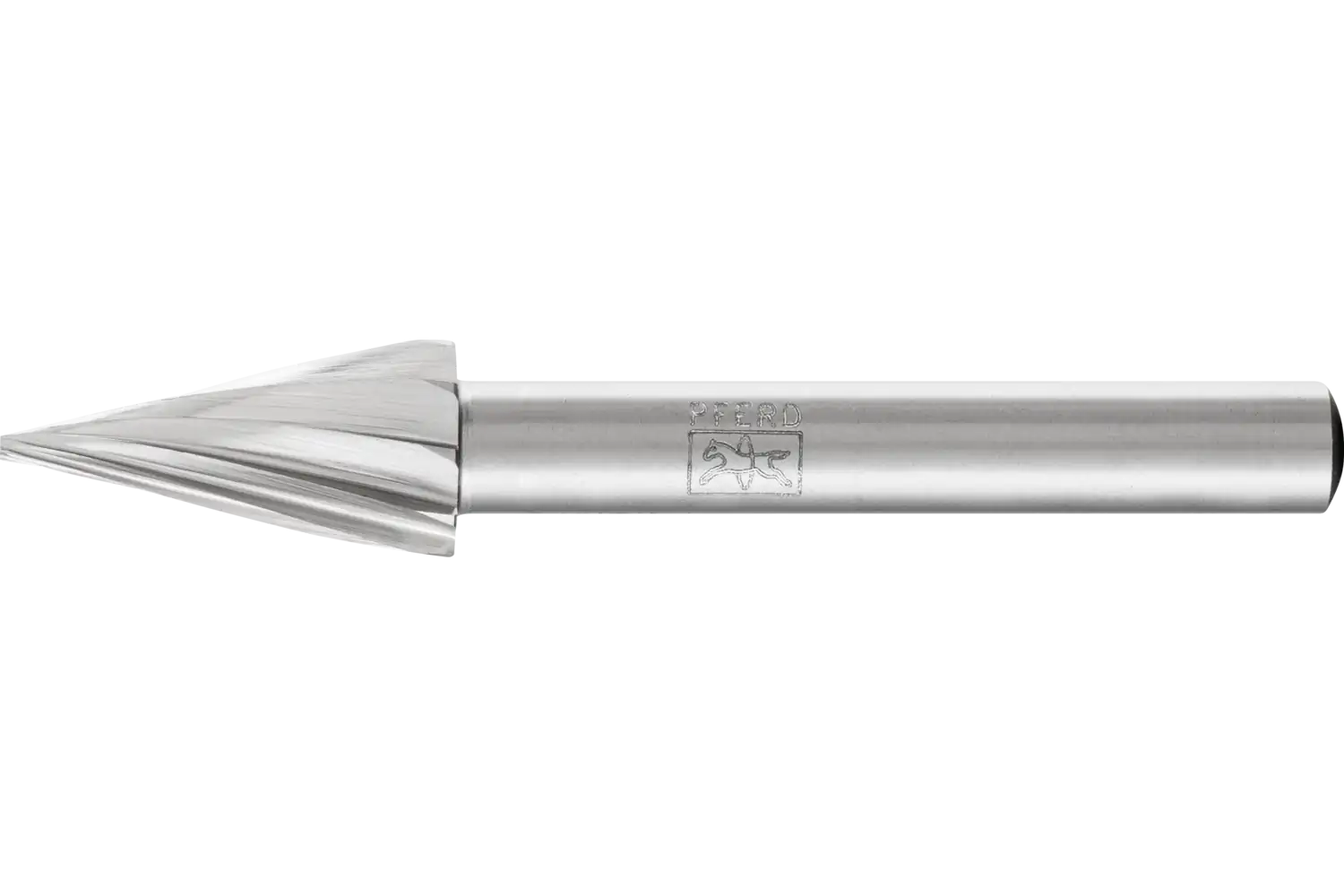 HSS döner kesici konik uçlu şekil G çap 10x20 mm sap çapı 6 mm Z 1 Üniversal kaba 1