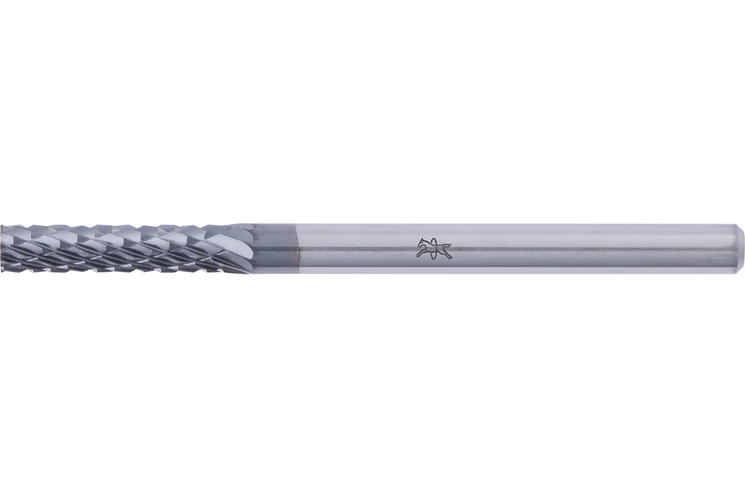 Yüksek perf. karbür çapak alma frezesi silindirik tip ZYA çap 03x13 mm sap çapı 3 mm Z3P HICOAT kaplamalı, üniversal orta çapraz kesim 1