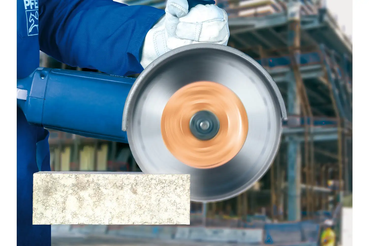 Taş/beton kesmek için elmas kesme taşı DG 115x2,1x22,23 mm PSF, yüksek kesim kalitesi 3