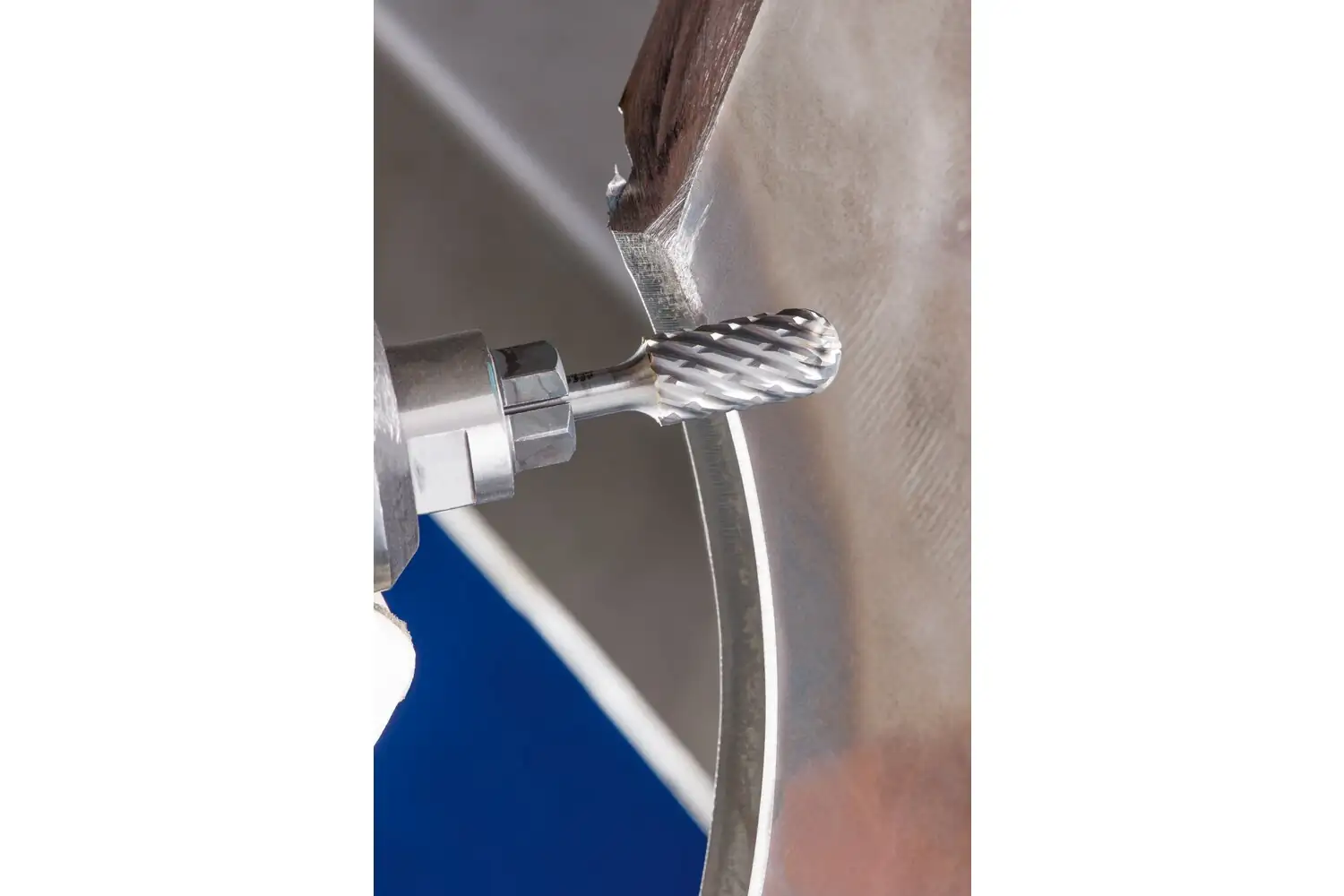 Tungsten karbür yüksek performans freze seti 1906 INOX 3-parça çapı 6 mm sap çapı 6 mm paslanmaz çelik için 5