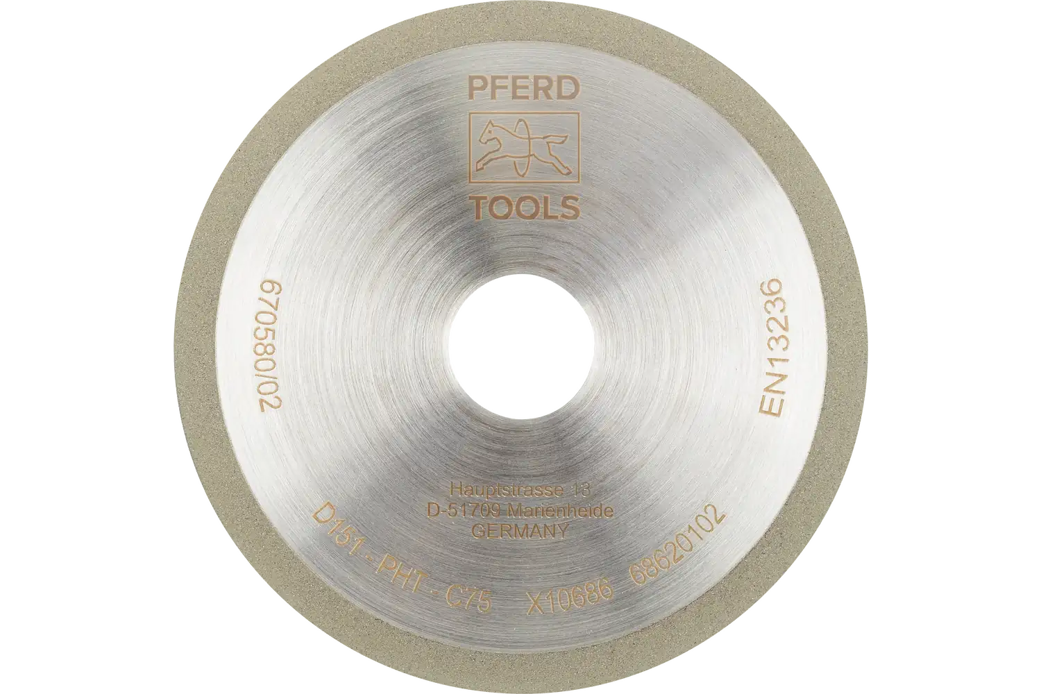 kuru taşlama için elmas kesme taşı 1A1R 100x1,0x20,0mm PHT D151 (orta) 1