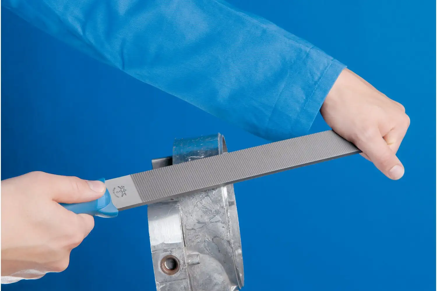 Alüminyum lama için eğe 250 mm, kesim 0, yumuşak metal ve plastik üzerinde çalışmak için 3