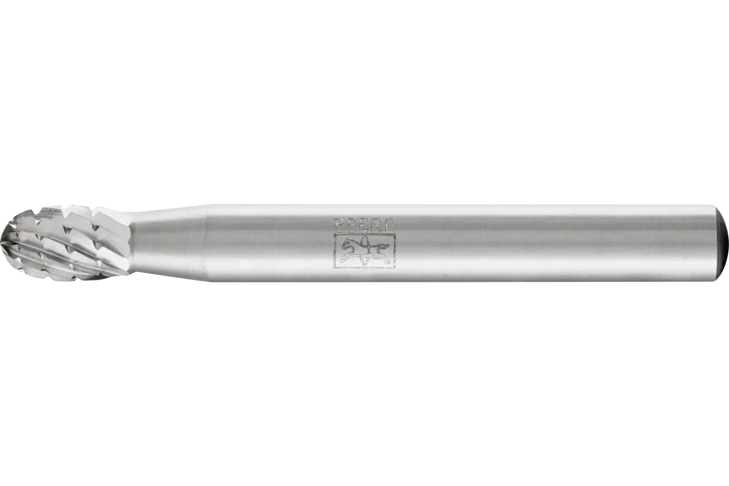 HSS döner kesici oval şekil O çap 06x10 mm sap çapı 6 mm Z 3 Üniversal orta ince talaş kırıcı 1