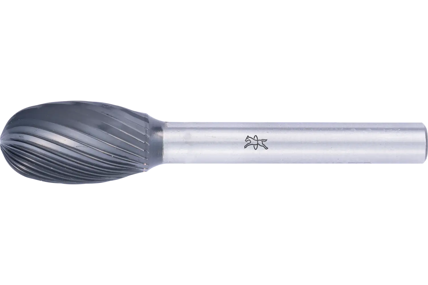 Yüksek performanslı karbür çapak alma frezesi oval tip TRE çap 12x20 mm sap çapı 6 mm Z3 HICOAT kaplamalı, üniversal orta 1