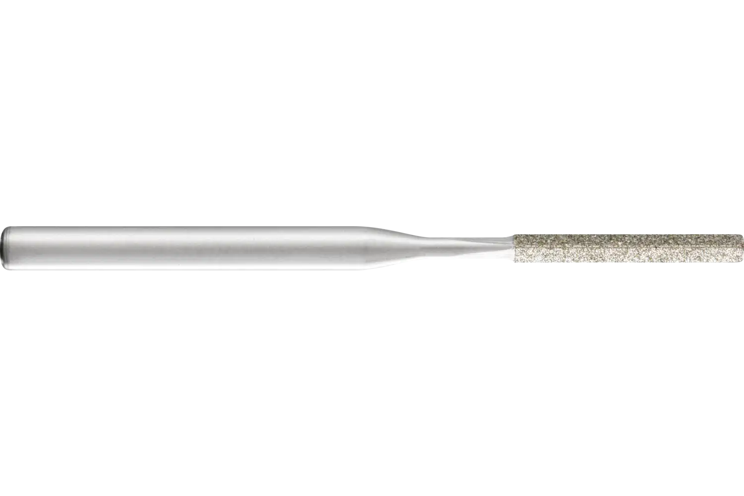 Manuel eğeleme takımı için elmas eğe üçgen 2,0x2,0x50 mm sap çapı 3 mm D126 (orta) tam 1