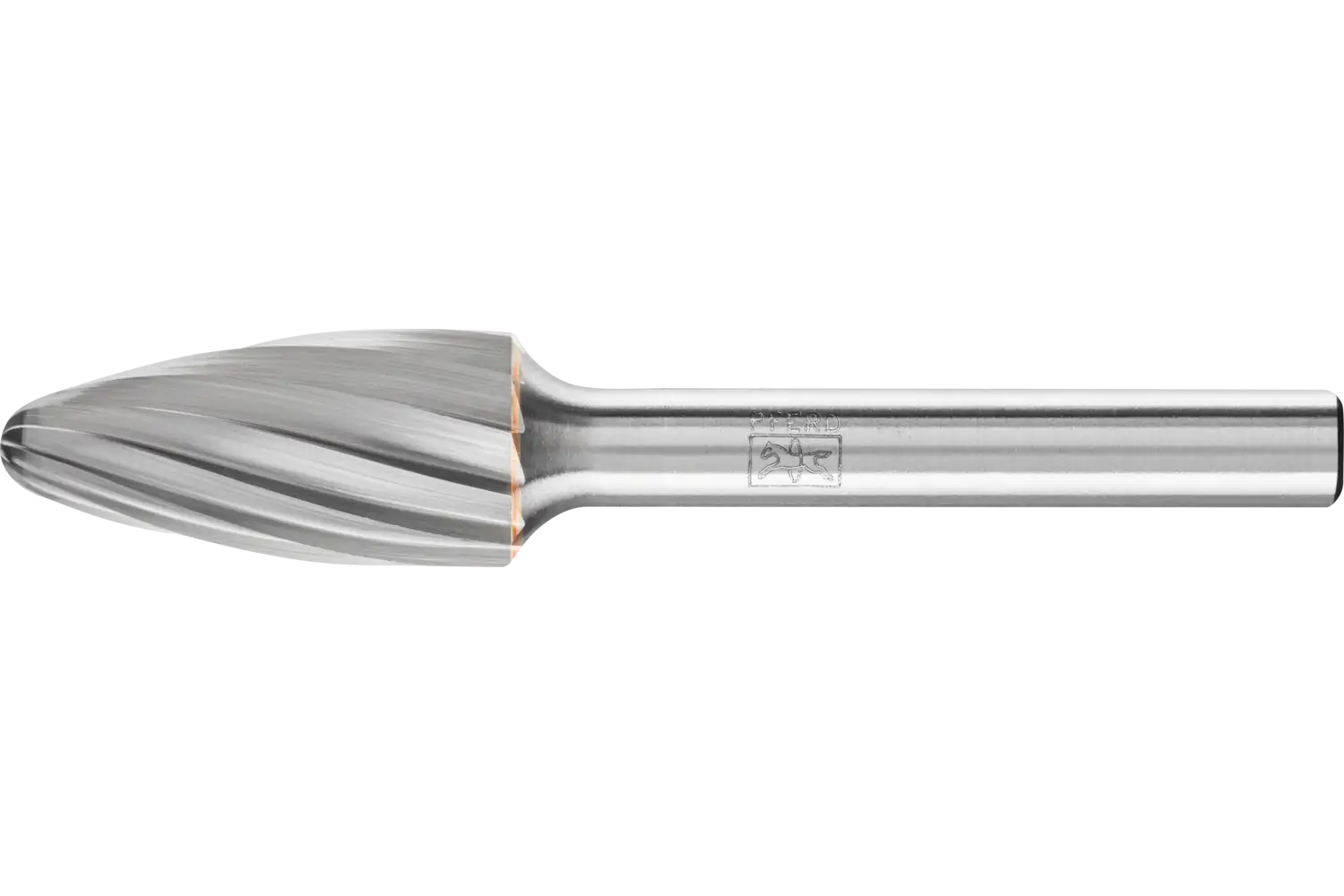 Tungsten karbür freze ağaç şekli radyüs uçlu RBF çap 12x25 mm sap çapı 6 mm Z1 Üniversal kaba 1
