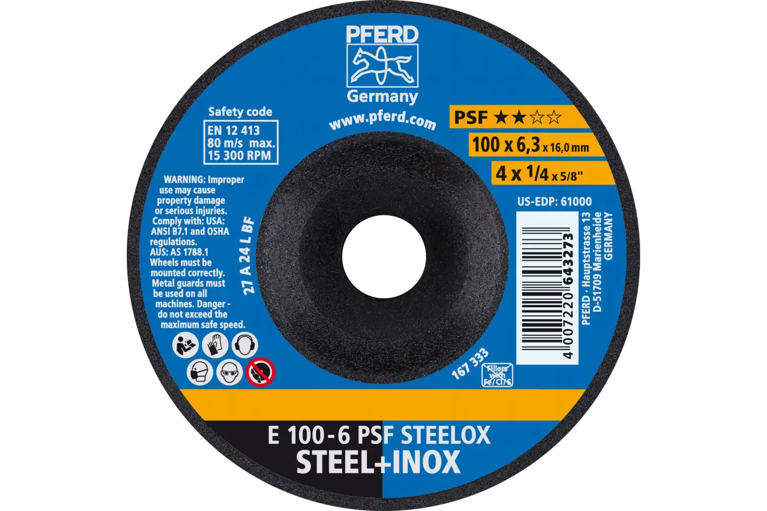 Taşlama taşları PSF STEELOX ★★☆☆