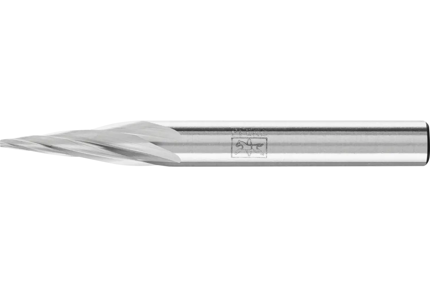 Tungsten karbür freze konik uçlu SKM çap 06x18 mm sap çapı 6 mm Z1 Üniversal kaba 1