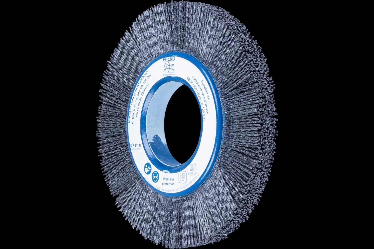 COMPOSITE dairesel fırça RBUP çap 150x13x50,8 mm delik seramik tel çapı 1,10 mm tanecik 120 sabit 1
