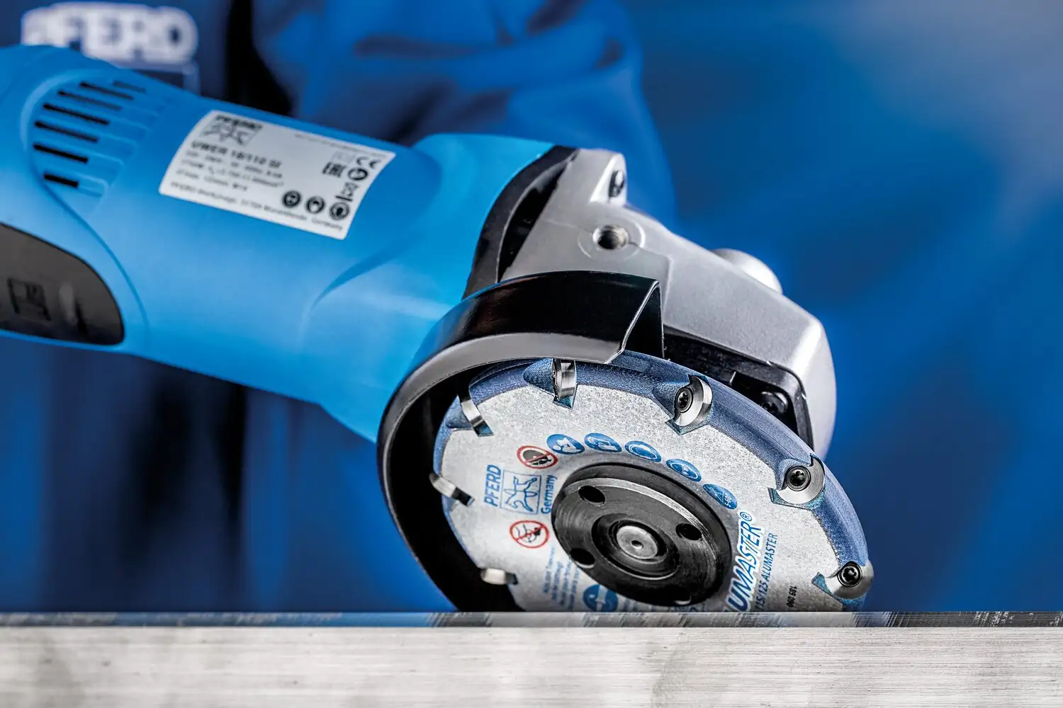 Yüksek performanslı frezeleme diski ALUMASTER F çap 115 mm açılı taşlama makineleri için alüminyum üzerinde çalışma 5