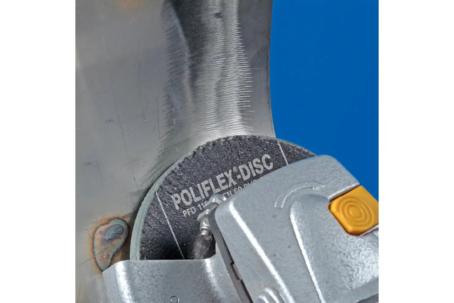 Poliflex disk PFD çap 115x14 mm merkez delik çapı 22,23 mm bağ PUR orta-sert SIC150 4
