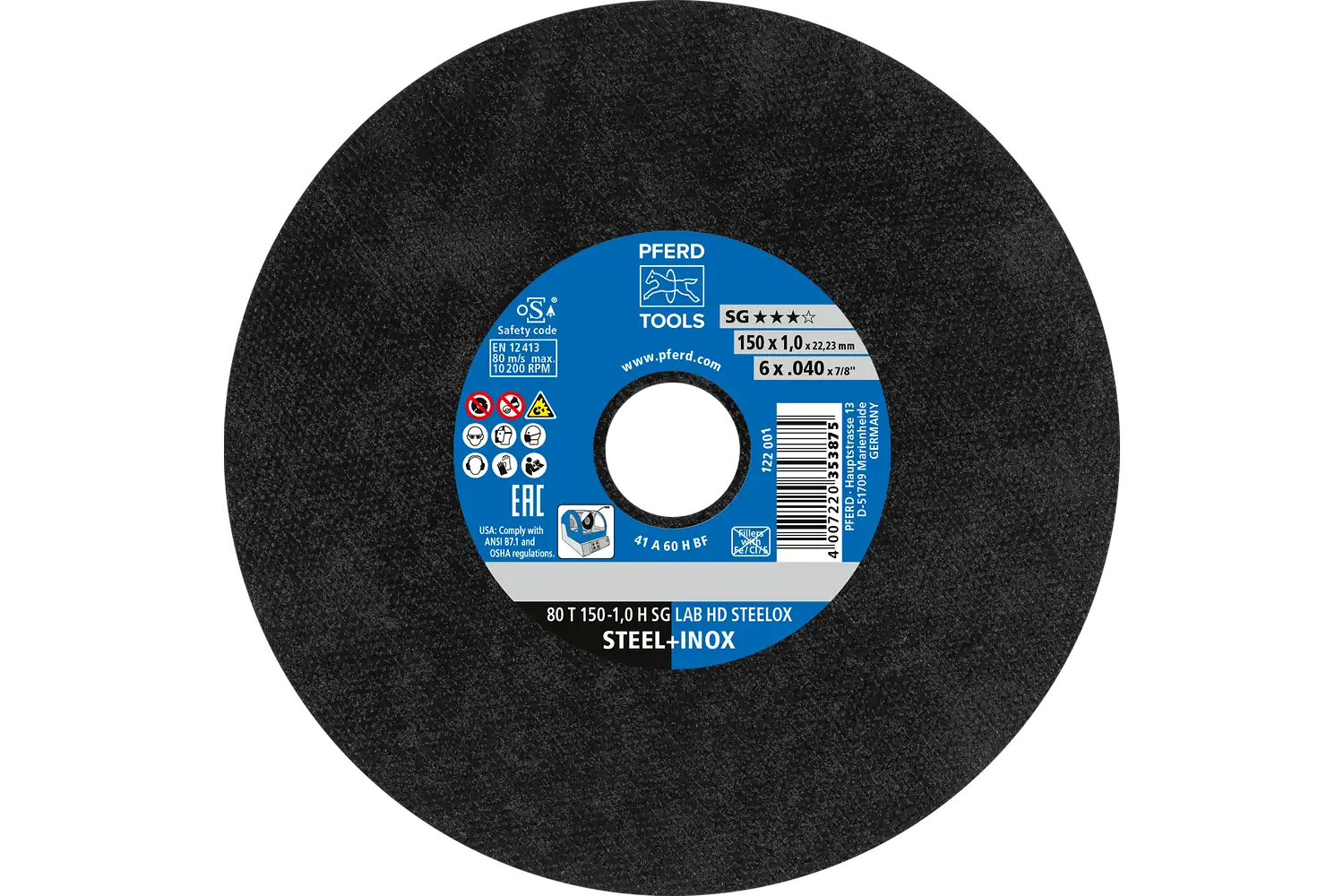 Laboratuvar kesme taşları SG LAB HD STEELOX ★★★☆