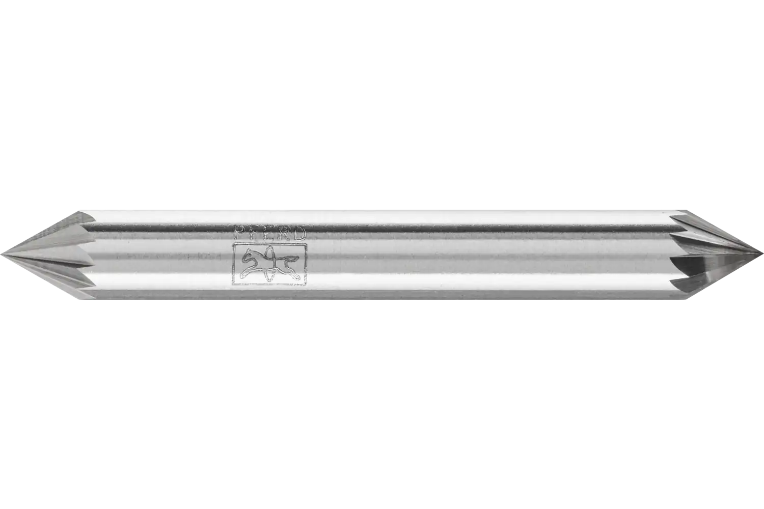 Tungsten karbür freze konik havşa tipi KSJ 60 ° çap 06x05 mm sap çapı 6 mm Z3 Üniversal orta 1