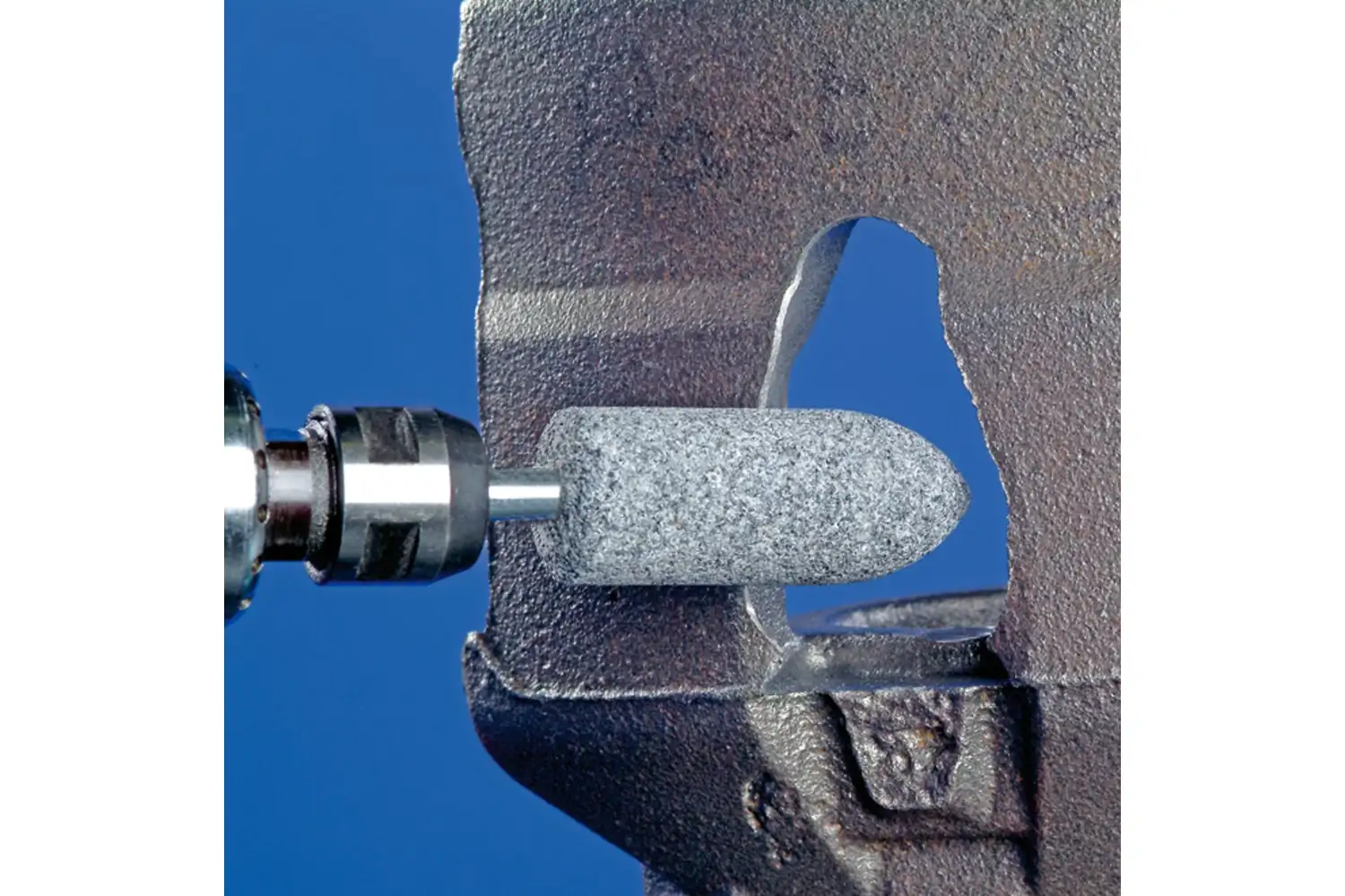 Pik ve sfero döküm için CAST EDGE tipi saplı taş sivri uçlu ağaç çap 20x32 mm sap çapı 6 mm SIC30 2