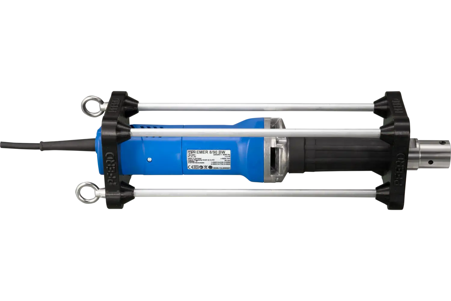 Esnek şaft için elektrik motoru EMER 8/90 BW 230 volt 9,000-2,500 RPM/710 watt 1
