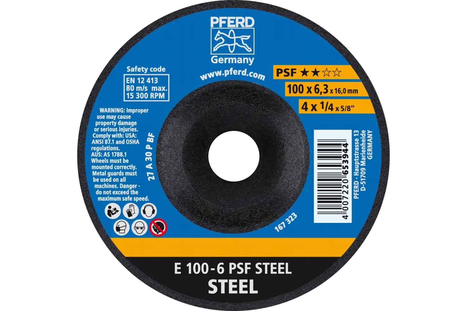 Taşlama taşları PSF STEEL ★★☆☆