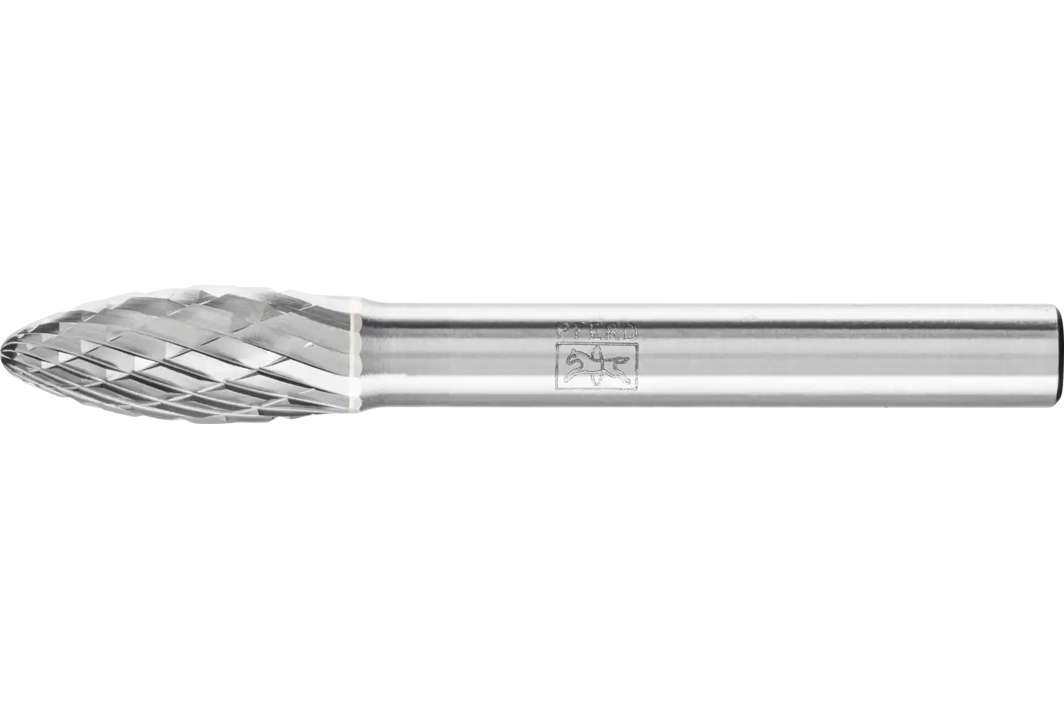 Tungsten karbür yüksek performans freze TOUGH alev B çap 08x20 mm sap çapı 6 mm darbeye dayanıklı 1