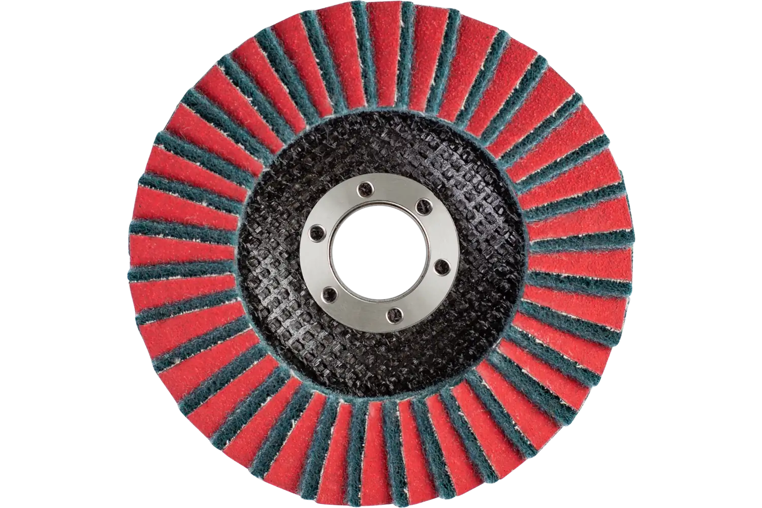 POLIVLIES flap taşlama diski seramik çap 115 mm delik 22,23 mm CO-COOL120/A240F hassas taşlama için 2