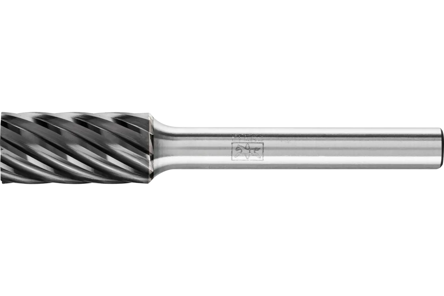 Tungsten karbür yüksek performans freze INOX silindirik ZYA çap 10x20 mm sap çapı 6 mm HICOAT paslanmaz çelik 1
