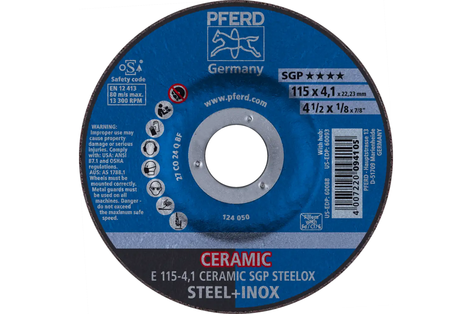 Taşlama taşları CERAMIC SGP STEELOX ★★★★