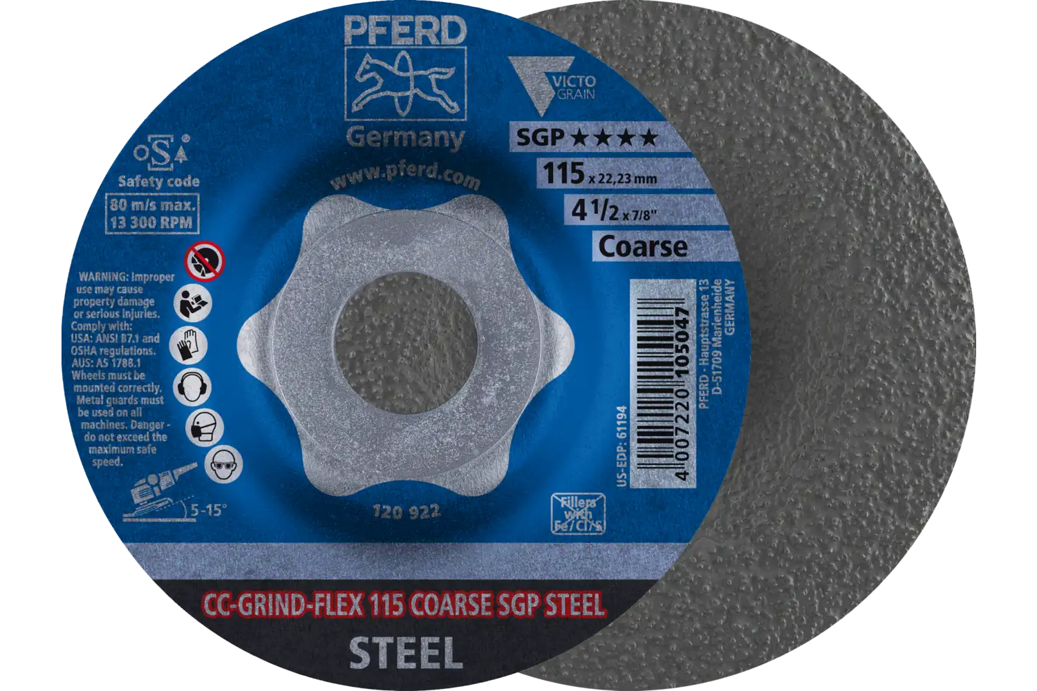 CC-GRIND taşlama diskleri FLEX SGP STEEL ★★★★