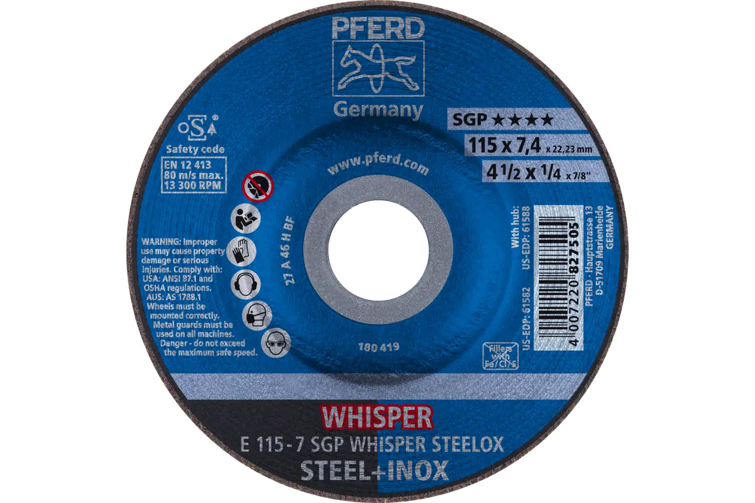 Taşlama taşları SGP WHISPER STEELOX ★★★★