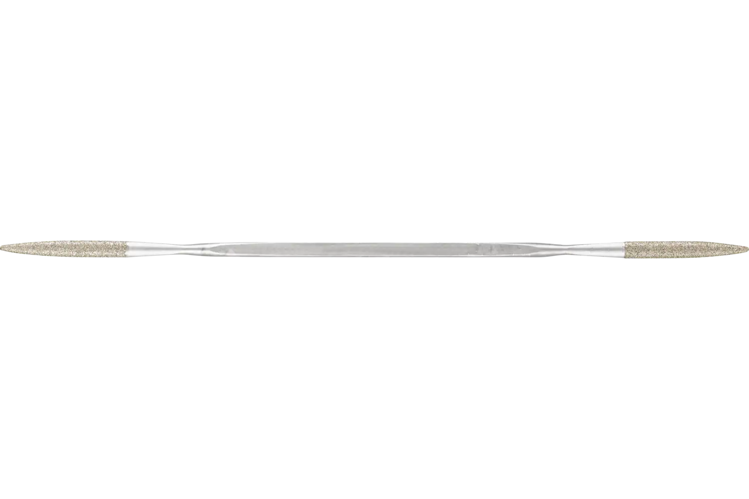 sert malzemelerde kompleks geometriler için elmas kalıpçı eğesi oval kesitli düz 150 mm D126 (orta) 1