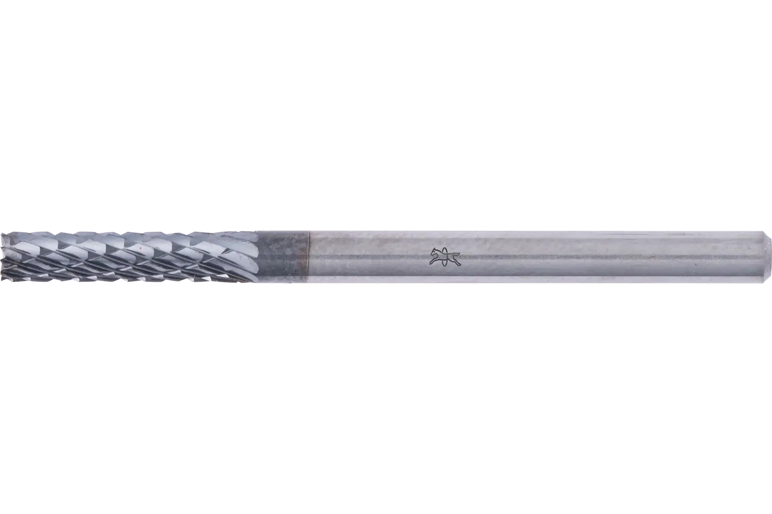 Yüksek perf. karbür çapak alma frezesi silindirik tip ZYAS uç kesimli çap 06x07 mm sap çapı 3 mm Z3P HICOAT kap., üniv. orta çapraz kesim 1
