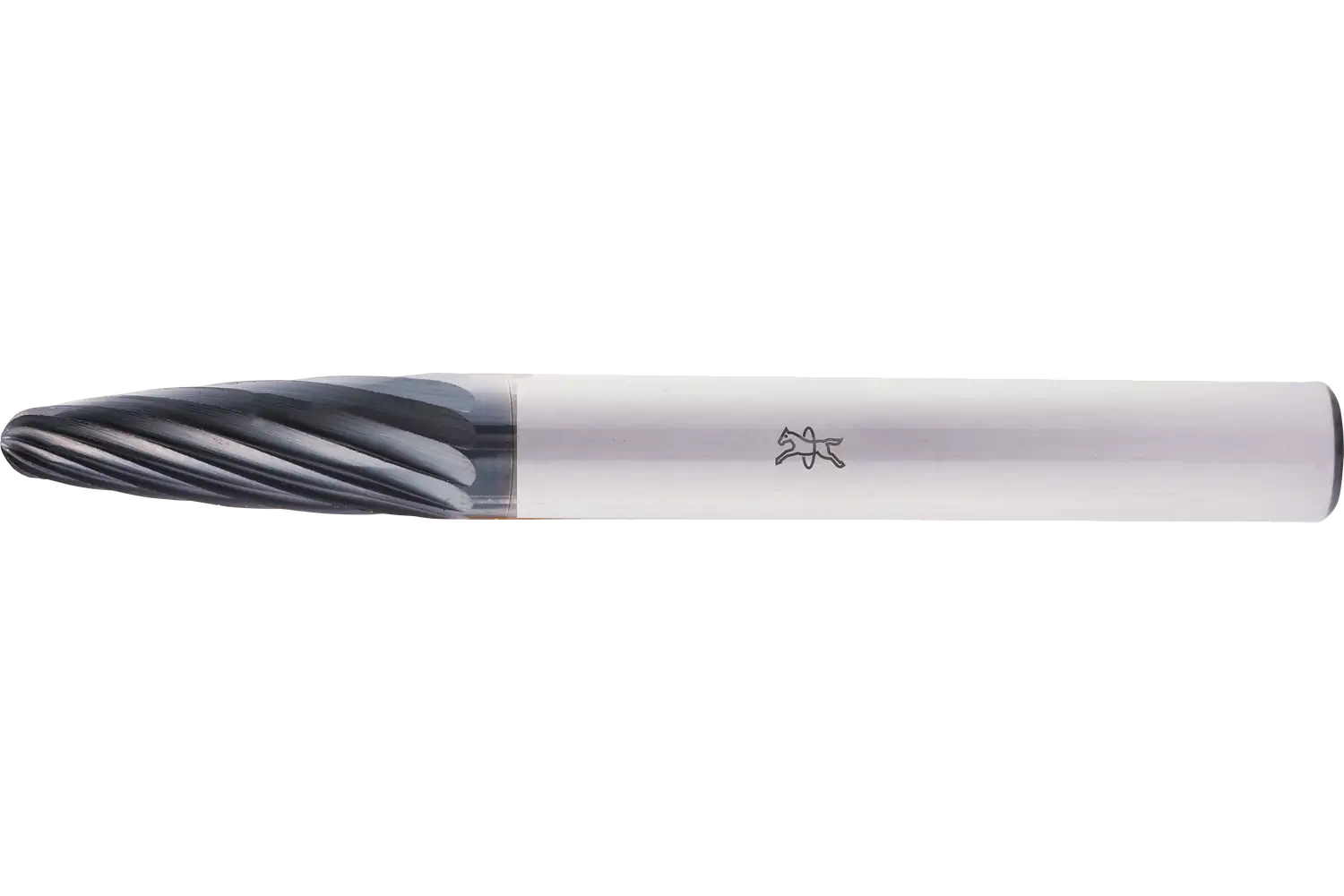 Yüksek performanslı karbür çapak alma frezesi ağaç tipi radyüs uçlu RBF çap 06x18 mm sap çapı 6 mm Z3 HICOAT kaplamalı üniversal orta 1