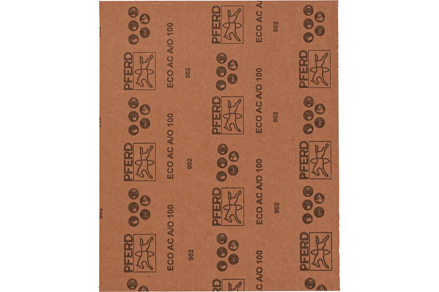 Üniversal kağıt altlıklı tabaka zımpara alüminyum oksit 230x280 mm BP ECO AC A100 yapışmaz kaplamalı 2