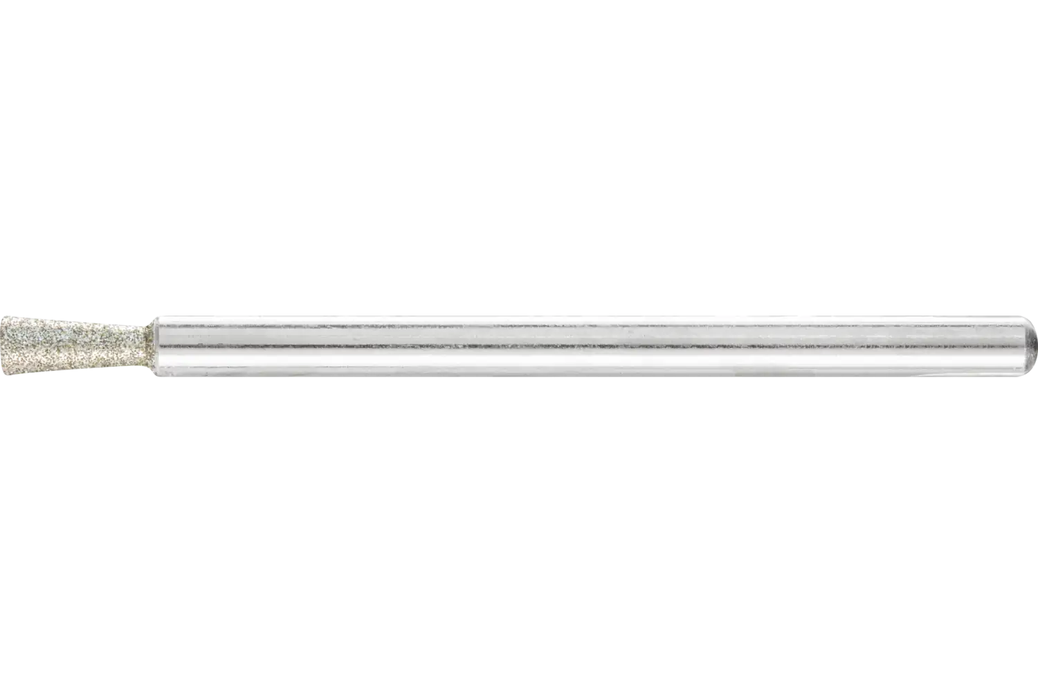 Düzlemsel yüzeylerin ve çıkıntıların taşlanması için elmas taşlama ucu çanak tipi çap 3x8 ° mm sap çapı 3 mm D126 (orta) 1