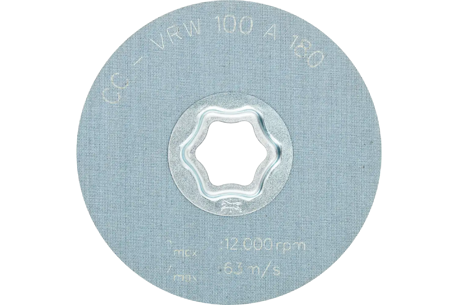 Açılı taşlama makinesiyle temizleme ve saten finisaj için COMBICLICK yumuşak elyaf disk CC çap 100 mm A180 3