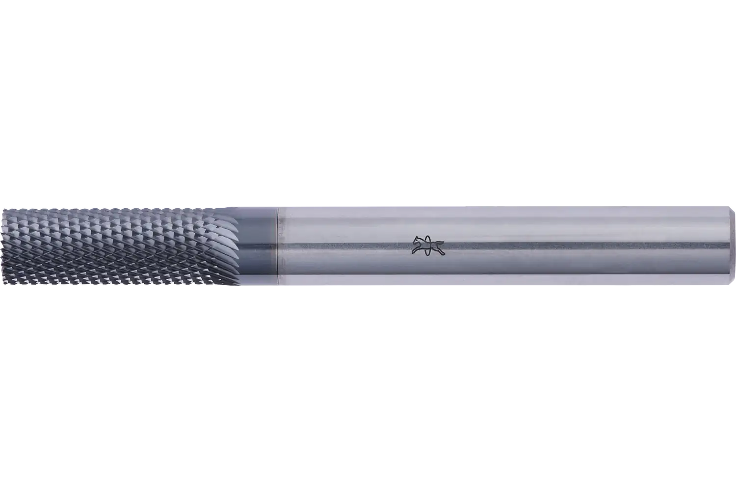 Yüksek performanslı karbür çapak alma frezesi MICRO silindirik tip ZYAS uç kesimli çap 06x16 mm sap çapı 6 mm HICOAT kaplama, finisaj için 1