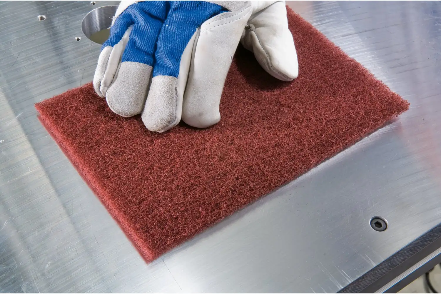 POLINOX elyaf sünger zımpara seti PVSK 4 parça 154x224 mm A100,A 180,A 280,SIC 400 finisaj için 2
