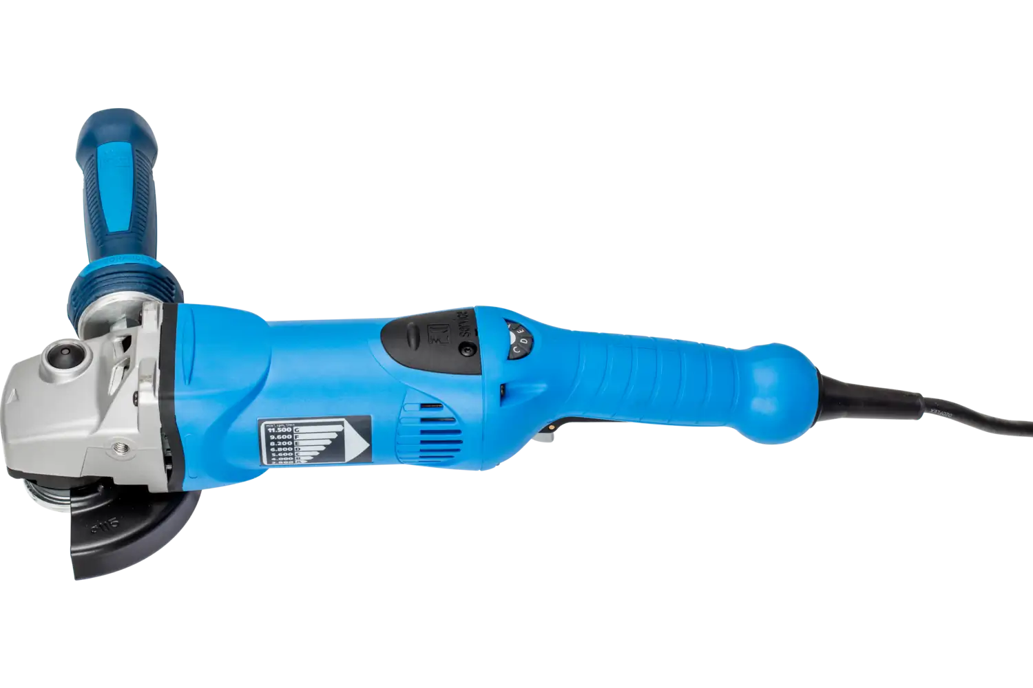 Elektrikli açılı taşlama makinesi UWER 18/120 SI 115 mm çap için 230 volt 11.500-2.800 RPM/1.750 watt 1