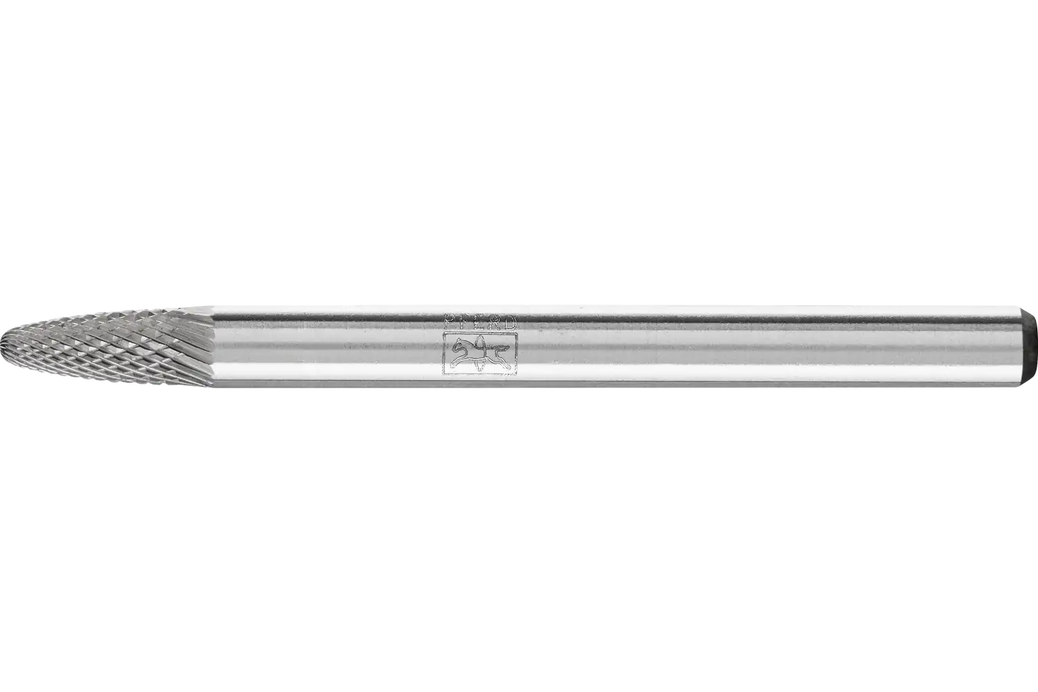Yüksek performanslı karbür çapak alma frezesi MICRO ağaç tipi radyüs uçlu RBF çap 03x07 mm sap çapı 3 mm HICOAT kaplamalı, finisaj için 1