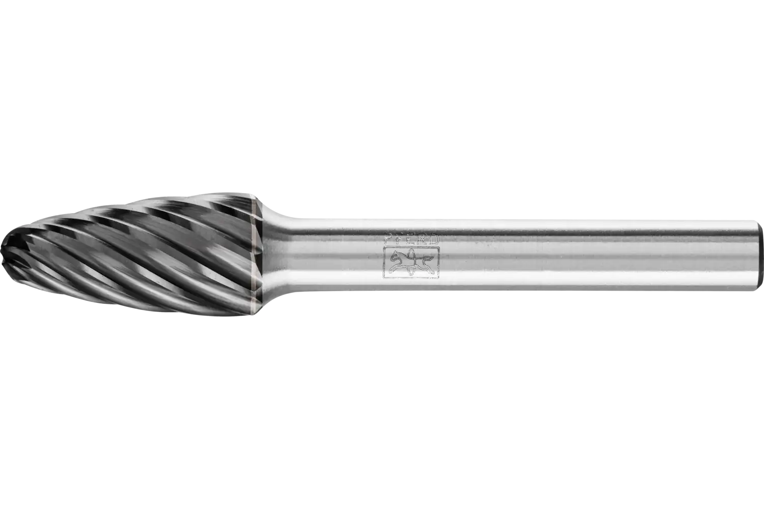 Tungsten karbür yüksek performans freze INOX ağaç şekli radyüs RBF çap 10x20 mm sap çapı 6 mm HICOAT paslanmaz çelik 1