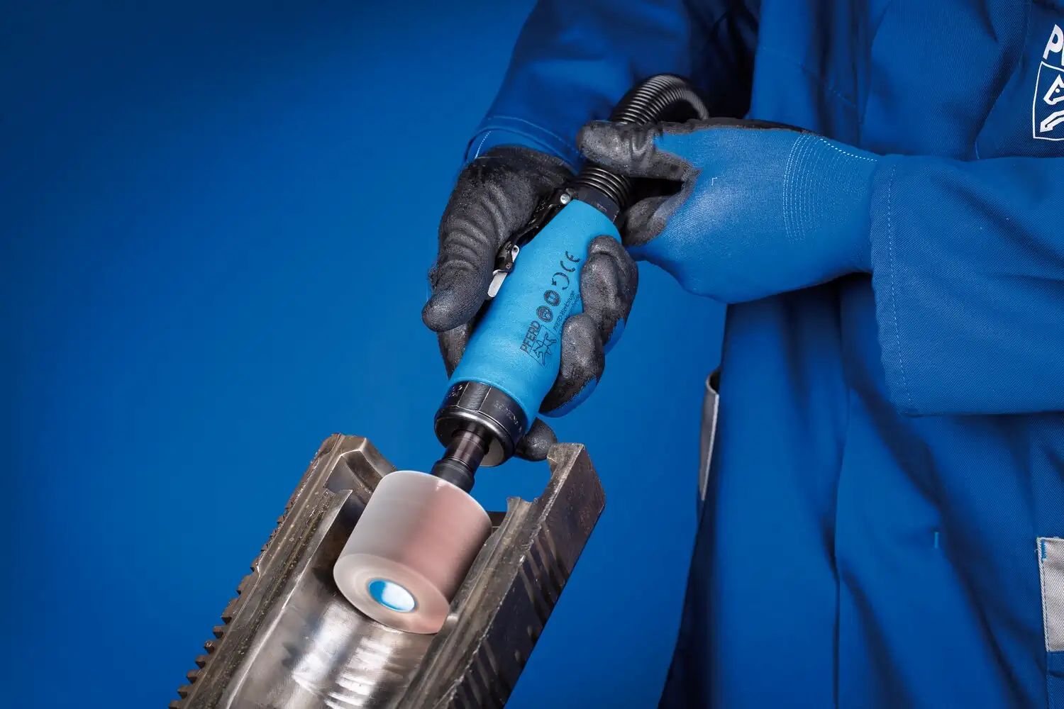Havalı düz taşlama motoru PGAS 8/100 HV 10,000 RPM/0.8 HP 3