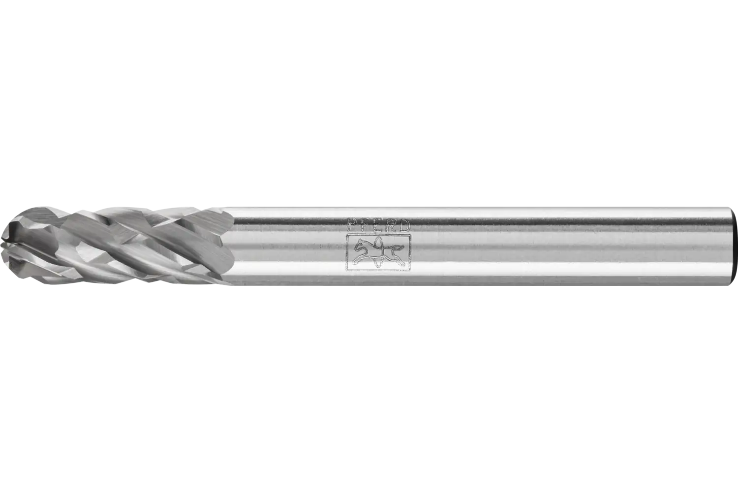 Tungsten karbür yüksek performans freze CAST silindirik radyüs uçlu WRC çap 06x16 mm sap çapı 6 mm döküm demir için 1