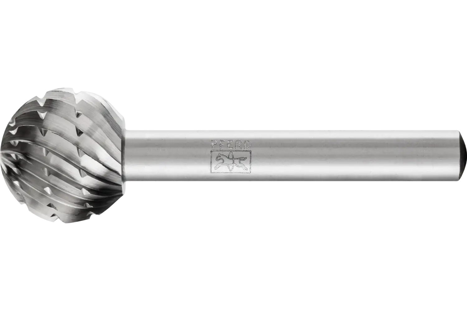 HSS döner kesici top şekil F çap 16x14 mm sap çapı 6 mm Z 2 Üniversal orta talaş kırıcı 1