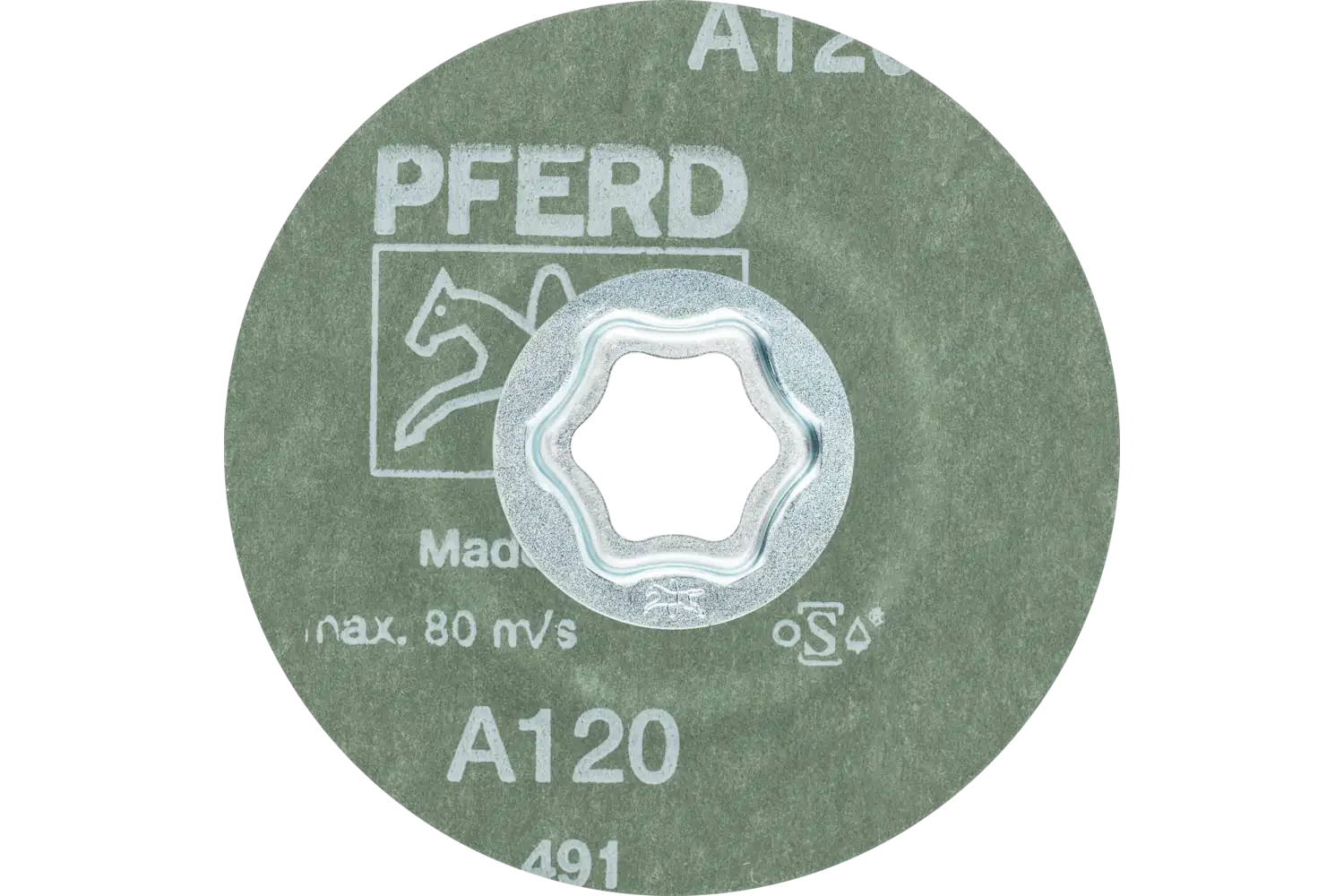Genel kullanım için COMBICLICK alüminyum oksit fiber disk çap 100mm A120 3