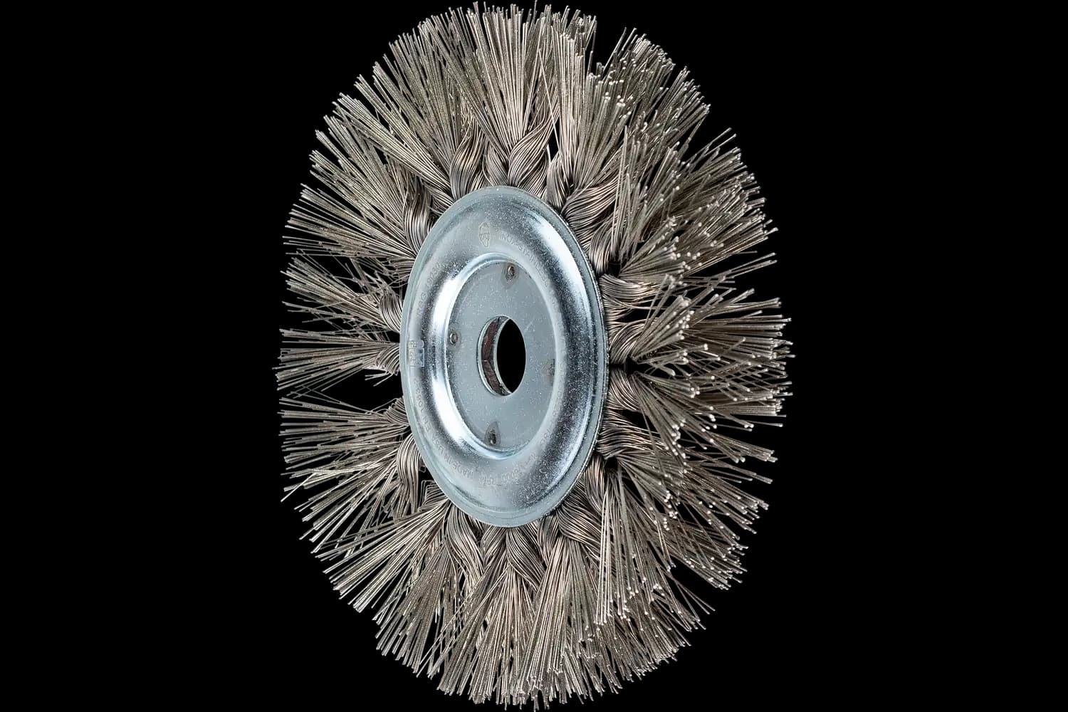 Dairesel fırça burgulu RBG çap 190x30x22,2 mm delik paslanmaz çelik tel tanecik 270 sabit 1