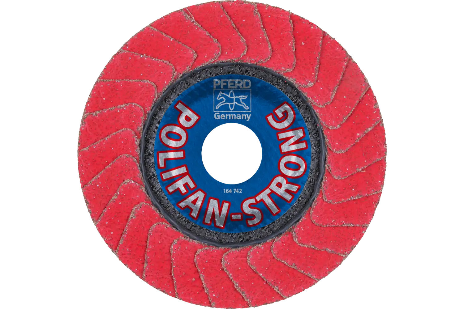 POLIFAN STRONG flap taşlama diski PFC 115x22,23 mm konik CO-FREEZE 36 SGP INOX paslanmaz çelik için 3