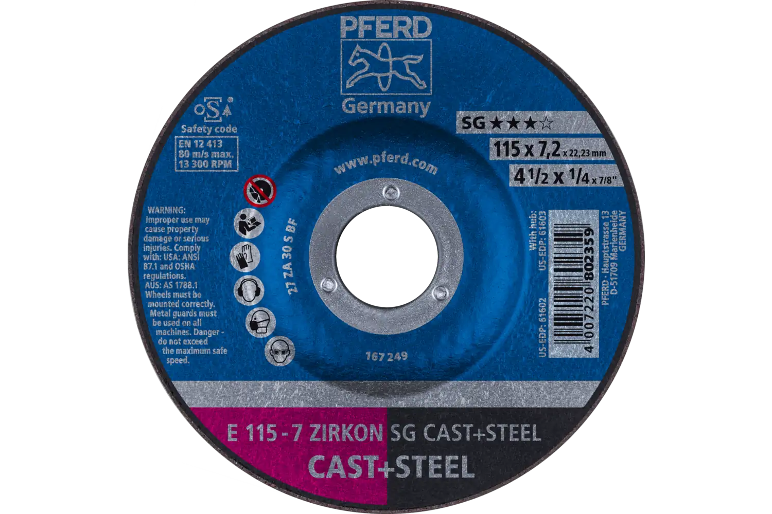 Taşlama taşları ZIRKON SG CAST+STEEL ★★★☆