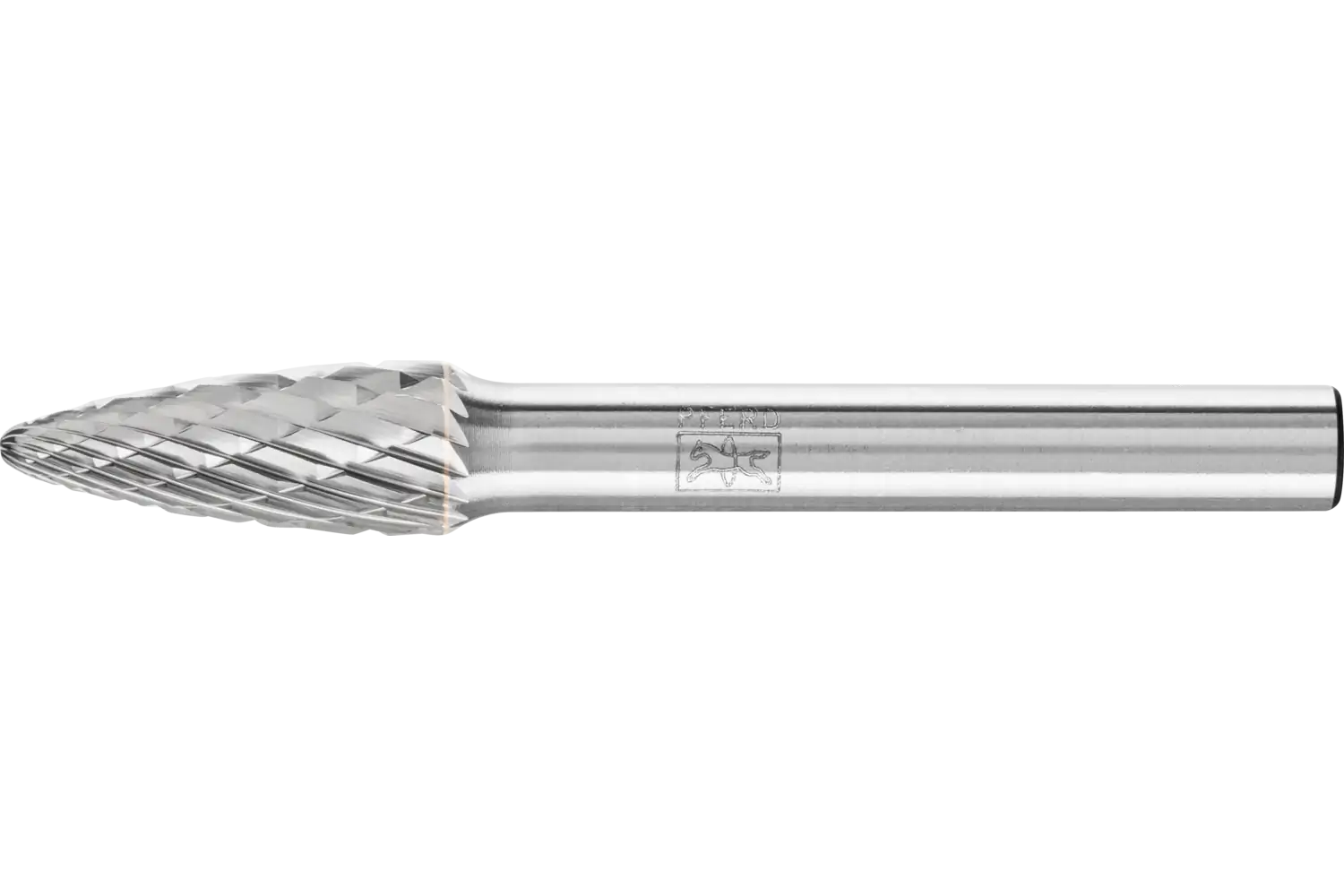Tungsten karbür yüksek performans freze TOUGH ağaç şekli radyüs uçlu RBF çap 08x20 mm sap çapı 6mm darbeye dayanıklı 1