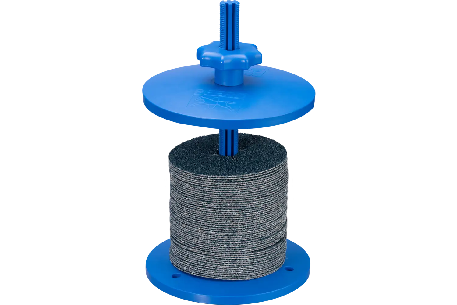 Çapı 100 ila 230 mm olan fiber disklerin depolanması için stant 2