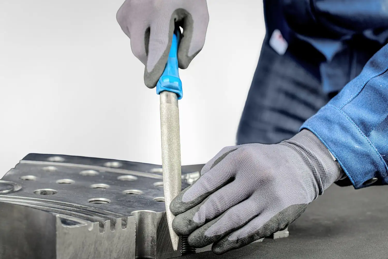 sert malzemeler için elmas tesviyeci eğesi yarım yuvarlak 100 mm D126 (orta) 2