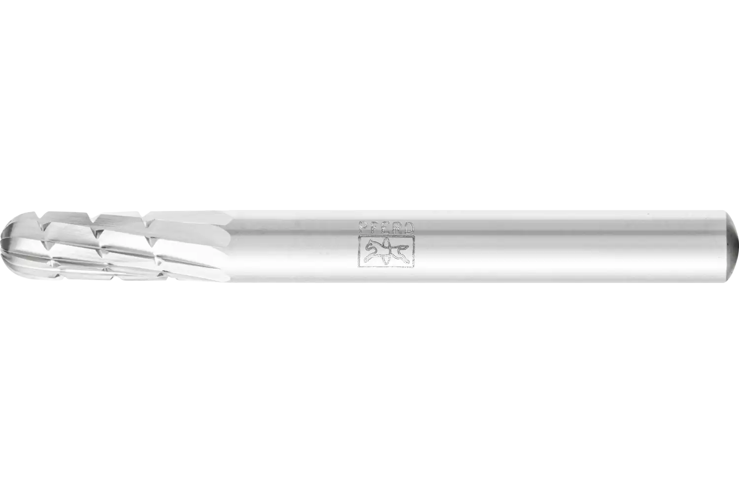 HSS döner kesici silindirik tip radyüs uçlu C çap 06x16 mm sap çapı 6 mm Z 2 üniversal orta talaş ayırıcılı 1